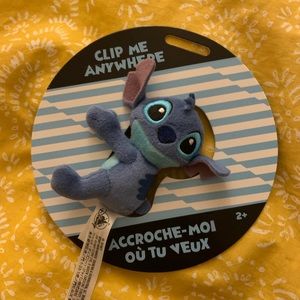 DISNEY STITCH PLUSH CLIP! BACKPACK CLIP